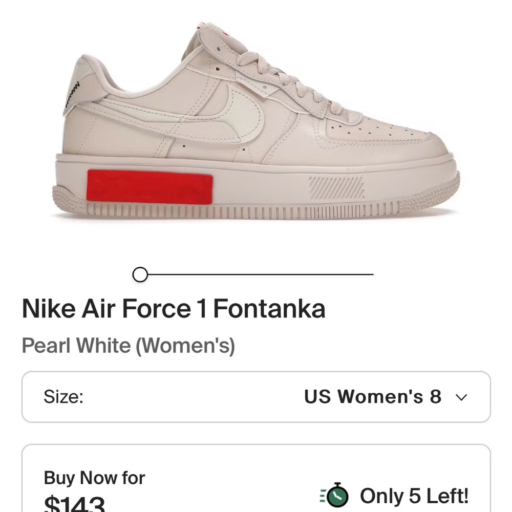 Nike Air Force 1 Fontanka Women's Shoes - Pearl White
